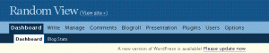 New Version Wordpress 2.5 