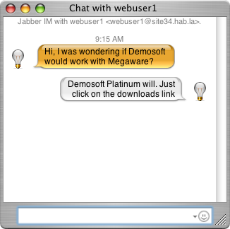 Webmaster Chat Using Hab.la