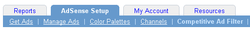 Google Adsense Competitive Ad Filter Google Adsense Competitive Ad Filter
