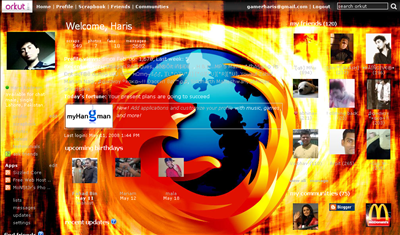 Orkut Firefox Theme Orkut Firefox Theme