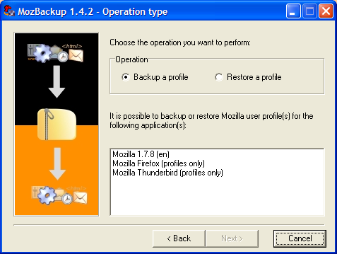 Product MozBackup 1.4.8