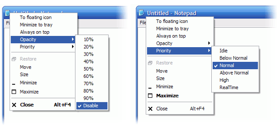 Enhanced System Menu