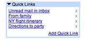 Gmail Labs Quick Links Gmail Labs Quick Links