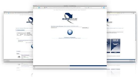 RapidShare New Website Look