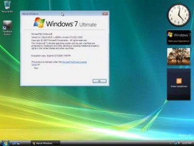 windows 7 build 6519 Milestone 1