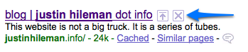 Edit Google Search x button Edit Google Search x button