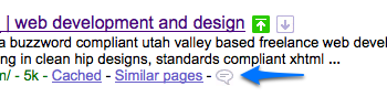 Google Search Result comment Google Search Result comment