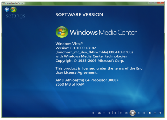 Microsoft Fiji Windows Media Center TV Pack 2008 Microsoft Fiji Windows Media Center TV Pack 2008