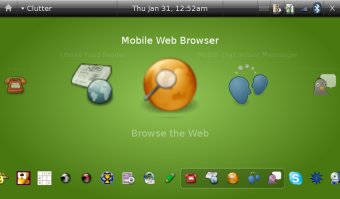 Ubuntu MID Clutter User Interface