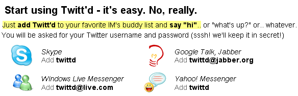 Add twittd Add twittd