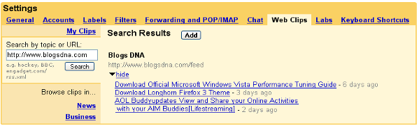 Add URL in Gmail Web Clips Add URL in Gmail Web Clips