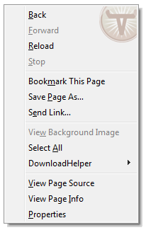 Longhorn Firefox 3 Theme menu Style