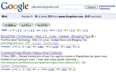 seo quake pagerank analyzer inner pages pagerank checker
