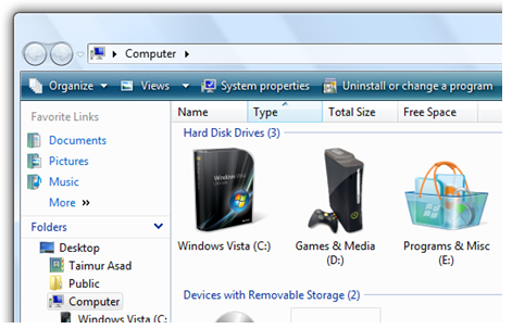 Changed Vista Drive Icon