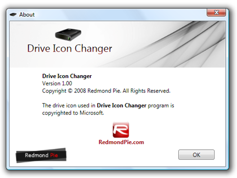 Drive Icon Changer from RedmondPie.com