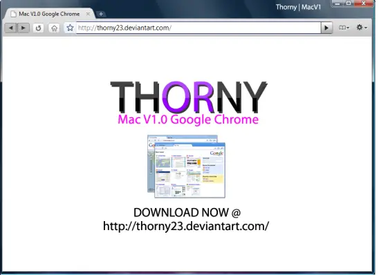 Google Chrome Mac Theme