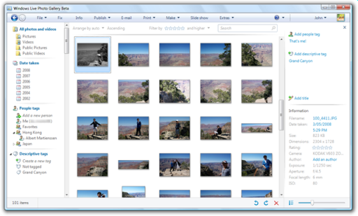Windows Live Wave 3 PhotoGallery Windows Live Wave 3 PhotoGallery