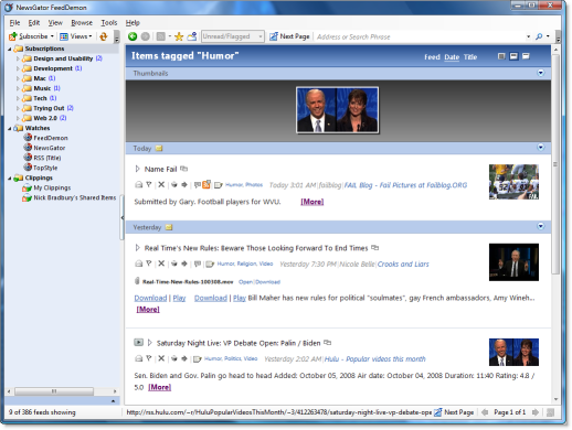 Menambahkan tag ke FeedDemon berita Add tags to Feeddemon news