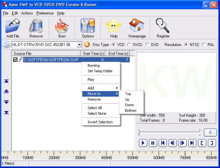 Amor SWF to VCD SVCD DVD Creator Burner Amor SWF to VCD SVCD DVD Creator Burner