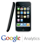 Google analytics on iPhone logo