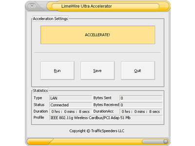 LimeWire Ultra Accelerator LimeWire Ultra Accelerator