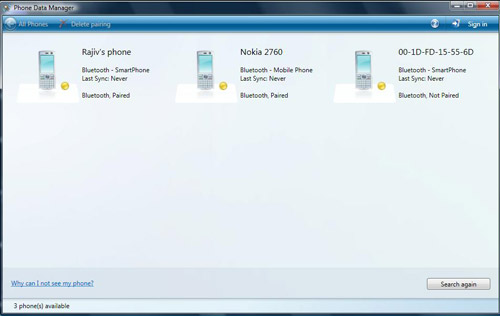 Microsoft Phone Data Manager Setup Microsoft Phone Data Manager Setup