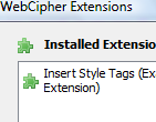 WebCipher Extension