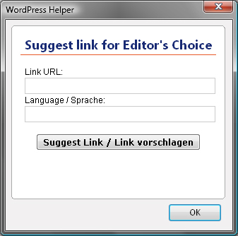 WordPress Helper Suggest Link WordPress Helper Suggest Link