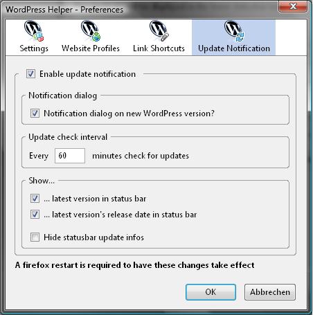 WordPress Helper Update Notification WordPress Helper Update Notification
