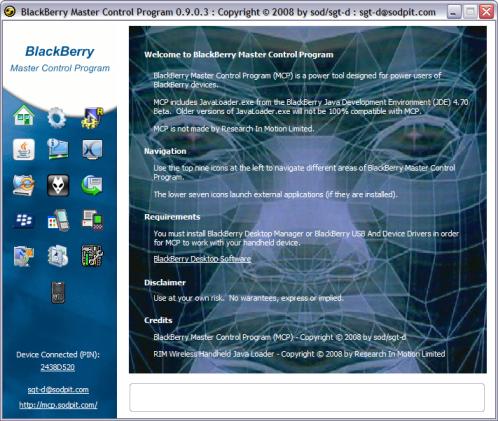 Blackberry Master Control Program Main Blackberry Master Control Program Main