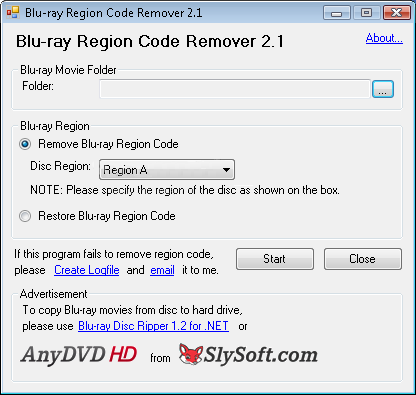 Blu-Ray Region Code Remover Blu-Ray Region Code Remover