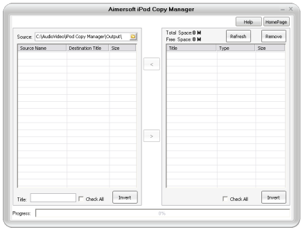 Freeware iPod Copy manager Freeware iPod Copy manager