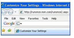 IE 7 runonce.msn.com remover