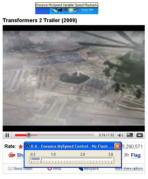 Plugin untuk MySpeed Video YouTube MySpeed Plugin for YouTube Video