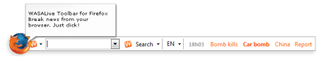 WasaLive Buzz Toolbar Firefox 3.0