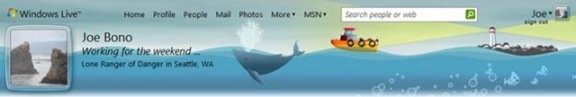 Windows Live Profile Dynamic Themes Windows Live Profile Dynamic Themes
