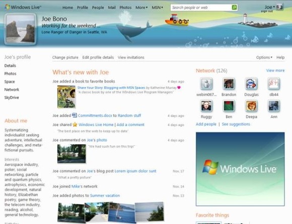 Windows Live Profile Windows Live Profile