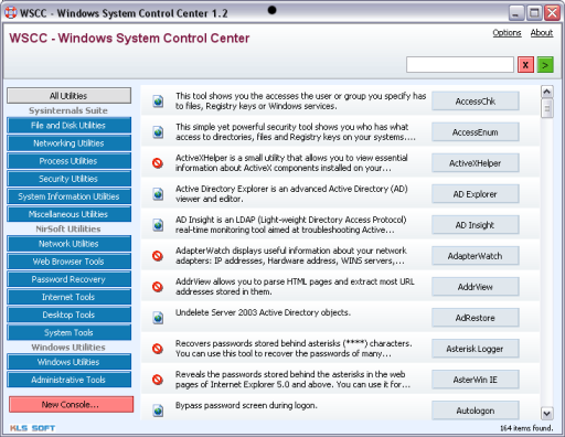 Windows-System-Control-Center 1/3 Windows System Control Center 1.3