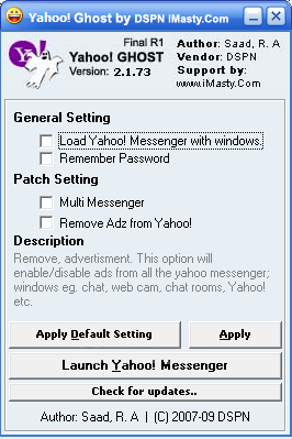 Yahoo Ghost
