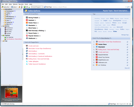 FeedDemon Version with Ads