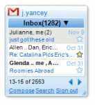Gmail Gadget Gmail Gadget
