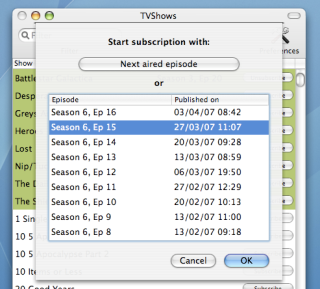 TVShows Episode List TVShows Episode List