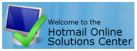 Windows Live Hotmail Solution Center Logo Windows Live Hotmail Solution Center Logo