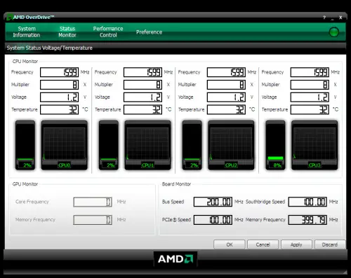 Overclocking utility for amd