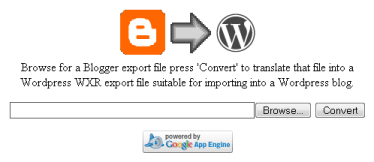 Blogger to WordPress