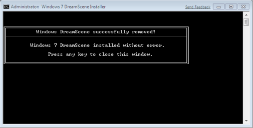 Installing Windows 7 DreamScene