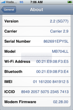 Yellosn0w iPhone 3G Baseband 02.28.0