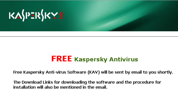 Free Kaspersky Antivirus 2009