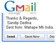 Lokasi gmail di Signature Gmail Location in Signature