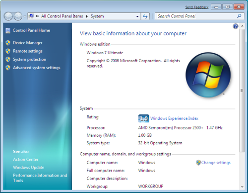 Windows 7 build 7000 Task Pane Windows 7 build 7000 Task Pane